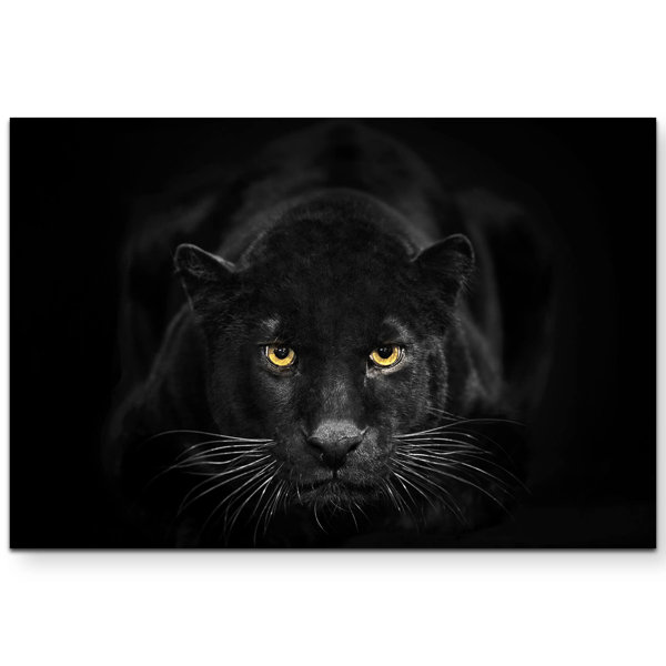 East Urban Home Leinwandbild Schwarzer Panther & Bewertungen | Wayfair.de